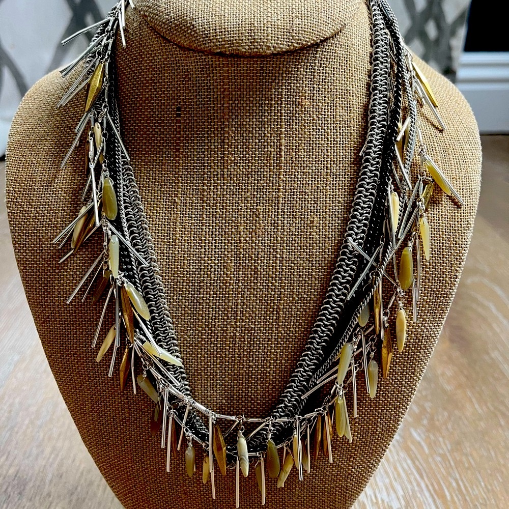 Stella and Dot Mixed Metal Necklace